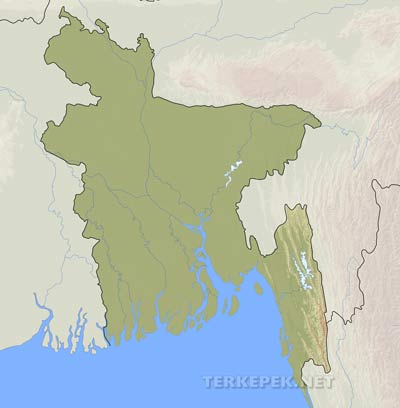 Banglades felszíne